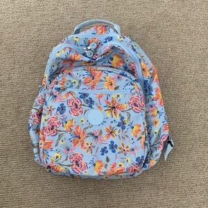 Kipling Floral Blue Backpack